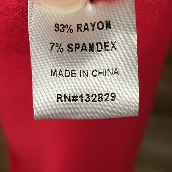 Superdown Erika Deep V Jersey Maxi Dress Red Size XS NWT - Picture 5 of 12